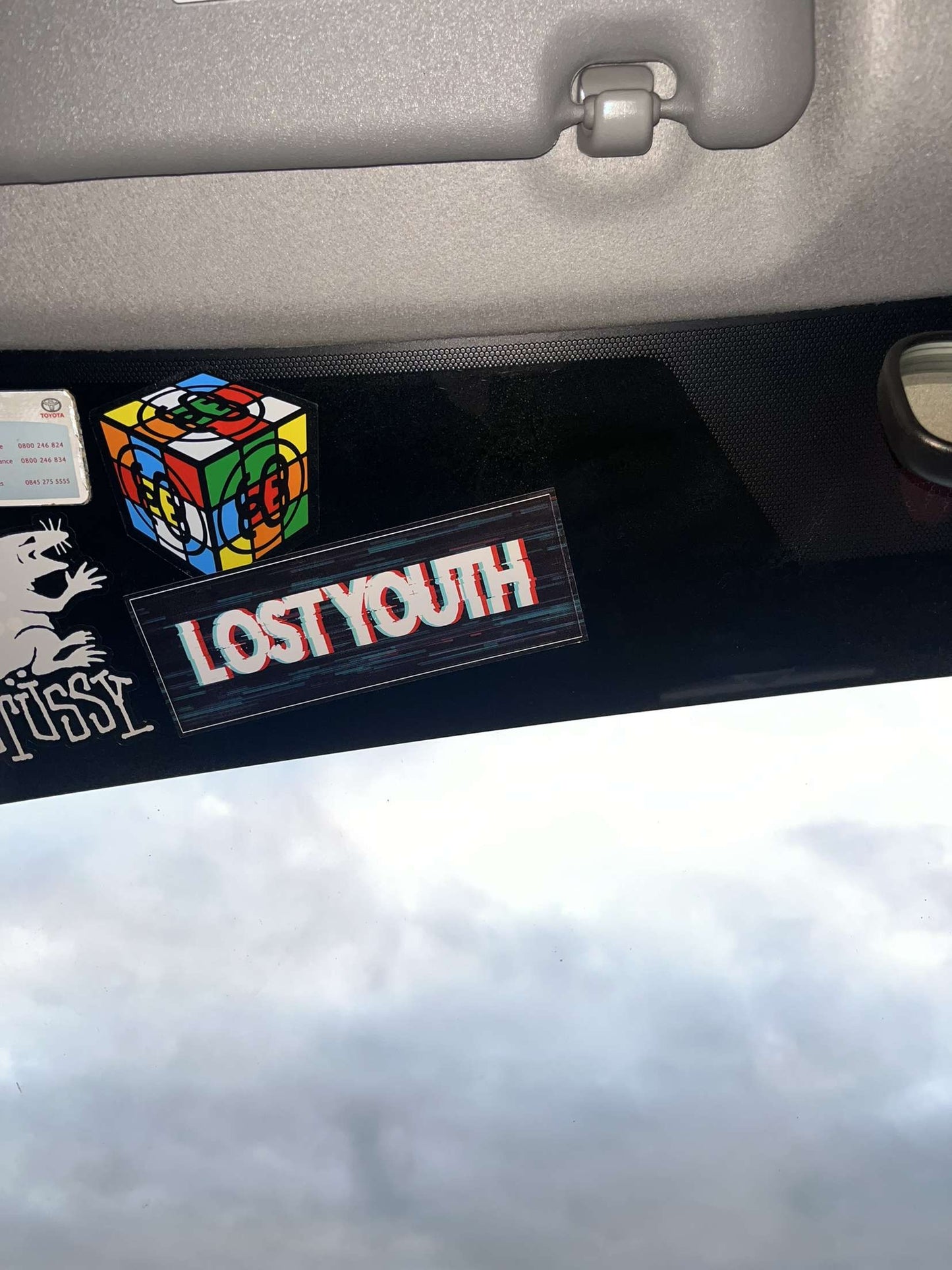 Glitch slap sticker